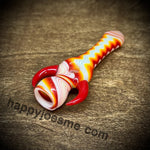 Wig-Wag Devil Horns Glass Chillum