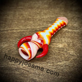 Wig-Wag Devil Horns Glass Chillum