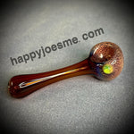 Mini Brown Handpipe W/Frit Bowl