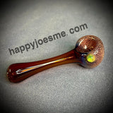 Mini Brown Handpipe W/Frit Bowl