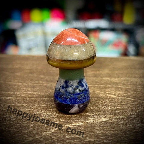 1 1/2” Assorted Crystal Mushroom