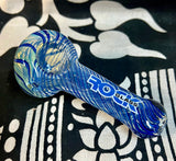 4” Rock Glass Chunky Swirl Handpipe