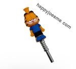 Silicone Garfield Nectar Collector W/Titanium Tip