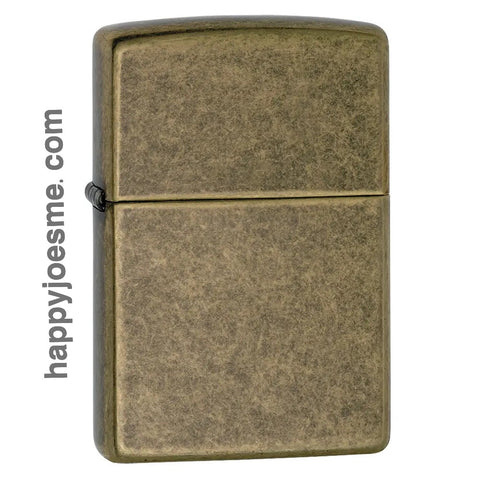 Zippo-Reg Antique Brass Lighter