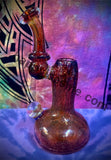 Red Frit Marble Sherlock Bubbler