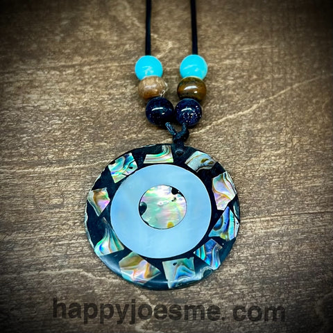 Abalone Shell Sun Adjustable Necklace