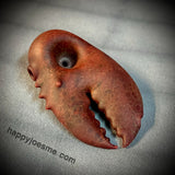 Sandblasted Red Claw Handpipe - Mrs Claws