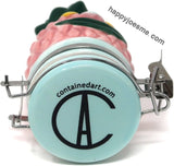 Pineapple 100ML Pink Ceramic Airtight Container