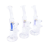 6” Star Wing Single Perc Waterpipe