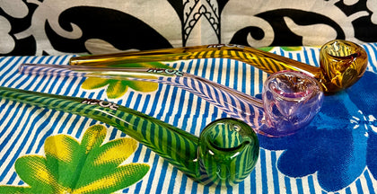 10” Clear Colored Gandalf Pipe