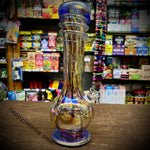 10” Bulb W/Thick Hat/Crown Soft Glass Waterpipe