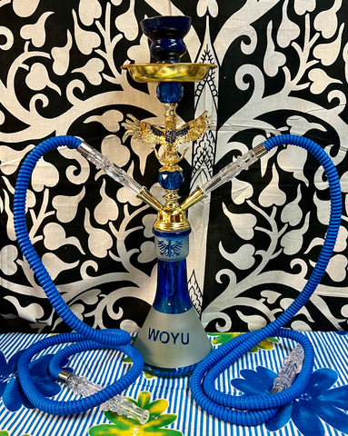 21” Golden Bird Hookah Two Hose