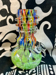 6" Double Maria Bulb w/Wrapped Mouthpiece Soft Glass Waterpipe