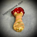 Multi Frit W/Red Bowl Handpipe