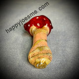 Multi Frit W/Red Bowl Handpipe