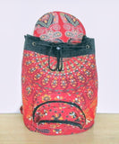 Indian Screen Printed Unisex Mandala Backpack