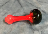 Red Into mossy Green Handpipe