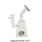 6” Rock Glass Angular Flow Waterpipe