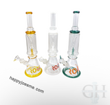 16” Rock Glass Single Perc Waterpipe