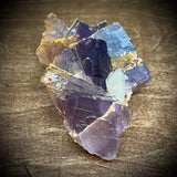Fluorite W/Calcite Large Crystal