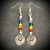 925 Silver Rainbow Earrings