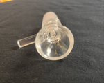 18mm Male Clear Martini Glass Slide w/ Handle