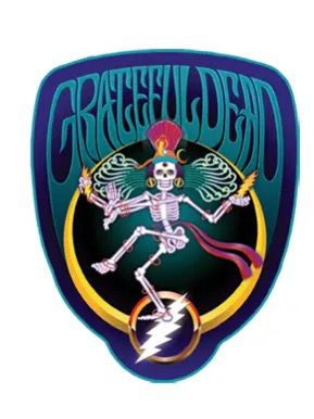 Grateful Dead Shiva Skeleton Sticker