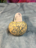 Stone Tech Glass Stepping Stone Pipe-Frosted-Dino Prints