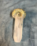 Stone Tech Glass Stepping Stone Pipe-Frosted-Dino Prints