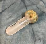 Stone Tech Glass Stepping Stone Pipe-Frosted-Dino Prints