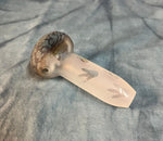 Stone Tech Glass Stepping Stone Pipe-Frosted-Dino Prints