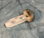 Stone Tech Glass Stepping Stone Pipe-Frosted-Dino Prints