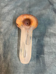 Stone Tech Glass Stepping Stone Pipe-Frosted-Dino Prints