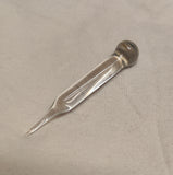 Glass Dab Tool | Pencil Shaped Glass wax carving tool | Dab tool for concentrates | 3.75" | Unique Blown Glass