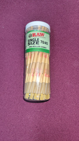 RAW Cones Single Size Dogwalker | 100 Pack | 70/45