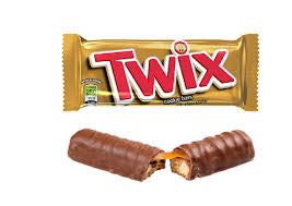 TWIX 2 Cookie Bars NET WT 1.79 OZ (50.7g)