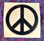 Peace Sign Window Sticker