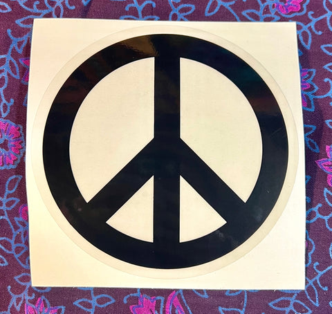 Peace Sign Window Sticker