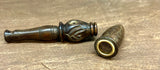4.5" Wooden Pipe Carved Design