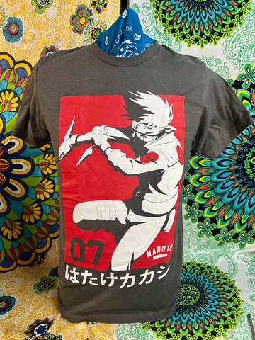 Naruto Gray Medium T-Shirt