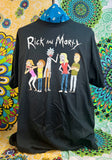 Rick and Morty Black T-Shirt 3XL