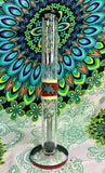 13.5" Straight Tube w/Showerhead Perc Waterpipe