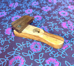 4" Wooden Handpipe W/Sliding Door