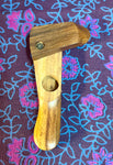 4" Wooden Handpipe W/Sliding Door