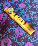 4" Wooden Steamroller w/Face on it