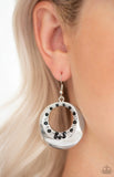 Ringed in Refinement Silver Earring