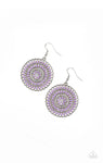 Pinwheel Deal Purple Earring