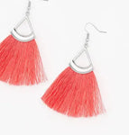 Tassel Tuesdays Orange Earring