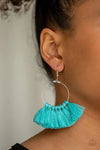 Peruvian Princess Blue Tassel Earring