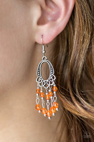 Not The Only Fish in the Sea Orange Earring